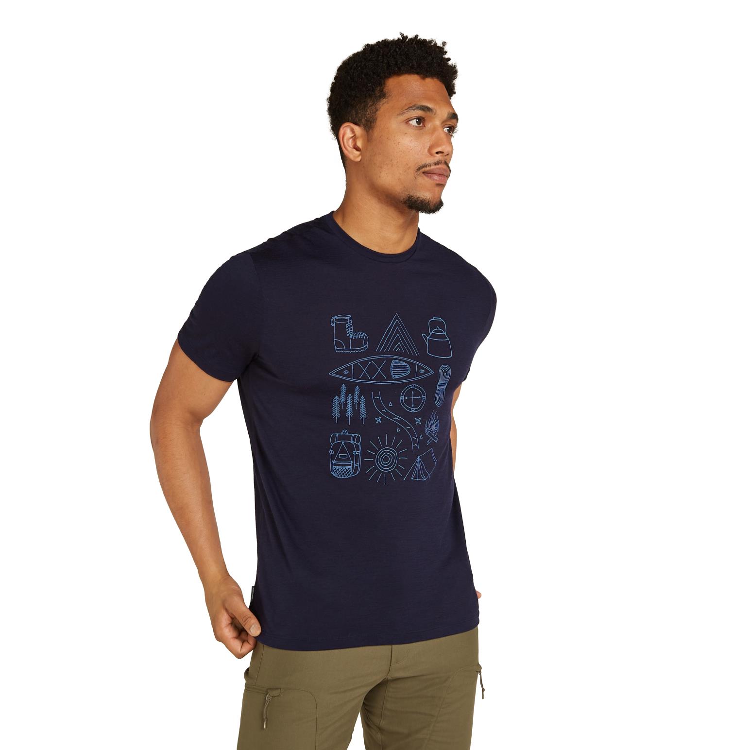 Icebreaker M Merino 150 Tech Lite SS Tee Camp Essentials